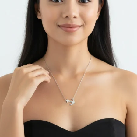 שרשרת עוגן עם חריטת שם