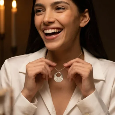 שרשרת טבעות לאמא עם שמות הילדים