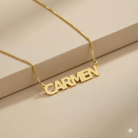 שרשרת שם CAPITAL • כסף 925