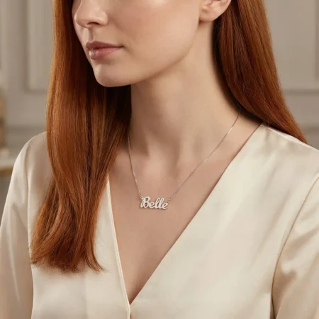 שרשרת שם Handy • כסף 925