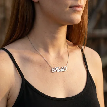 שרשרת שם Carrie • כסף 925