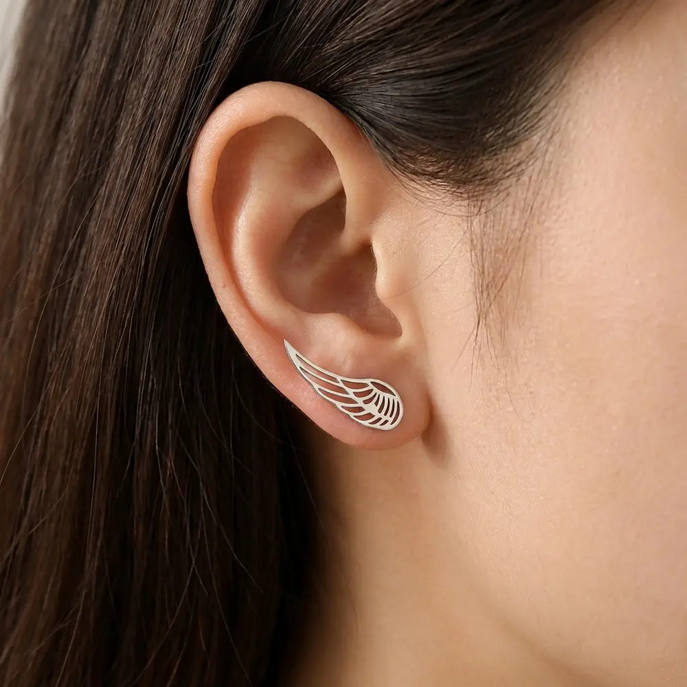 עגילי כנף מלאך