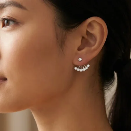 עגילי שמש זרקונים