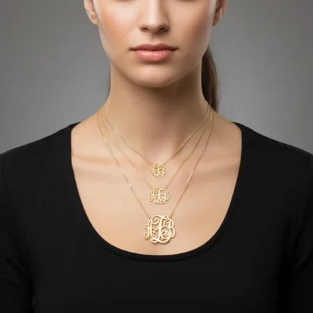 שרשרת מונוגרם קלאסית