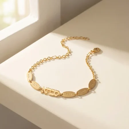 צמיד סבתא עם שמות הנכדים