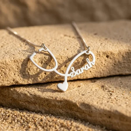 שרשרת סטטוסקופ עם שם