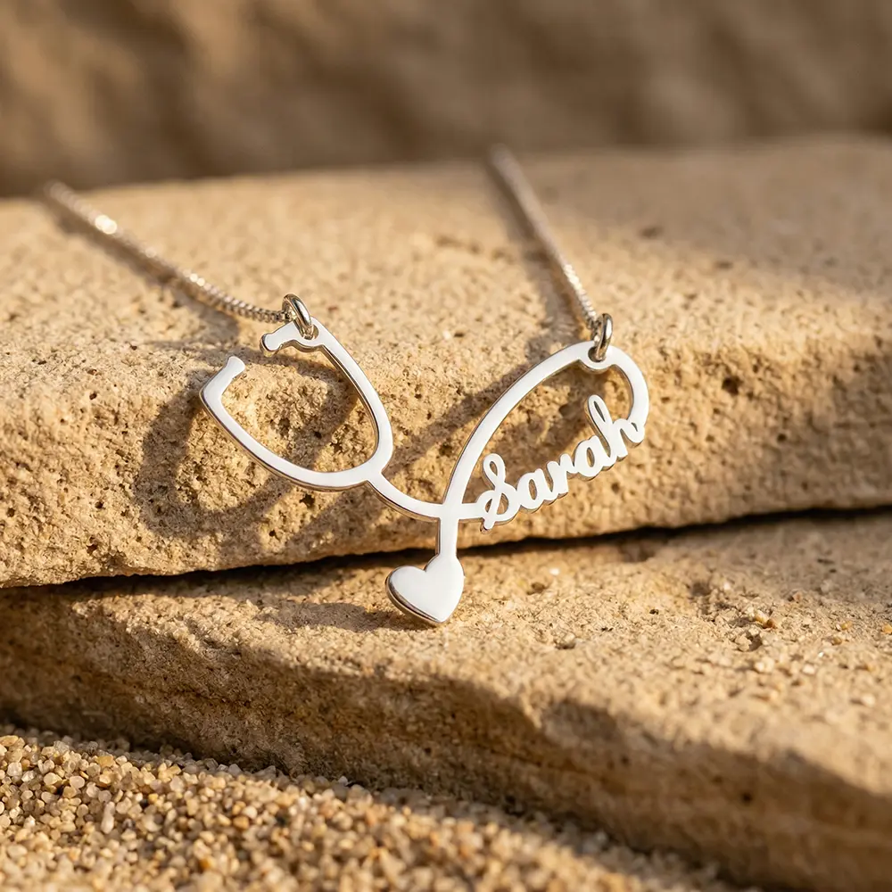 שרשרת סטטוסקופ עם שם