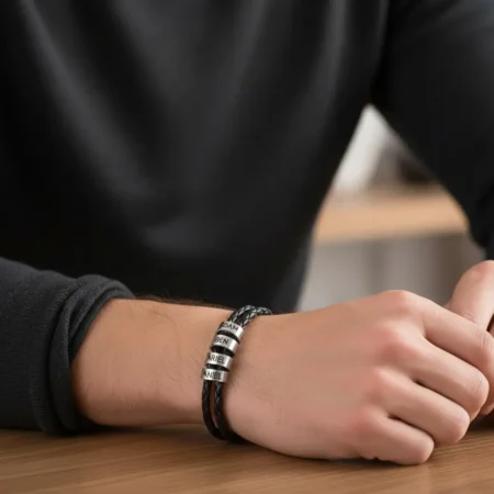 צמיד עור לגבר