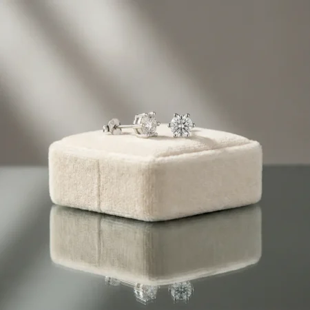 עגילי כסף 925 עם זירקון