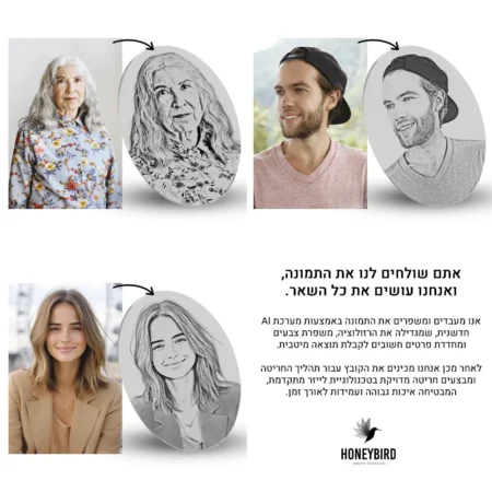 דוגמא לחריטת תמונה בלייזר