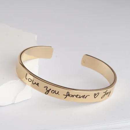 צמיד קשיח כסף 925 בהתאמה אישית