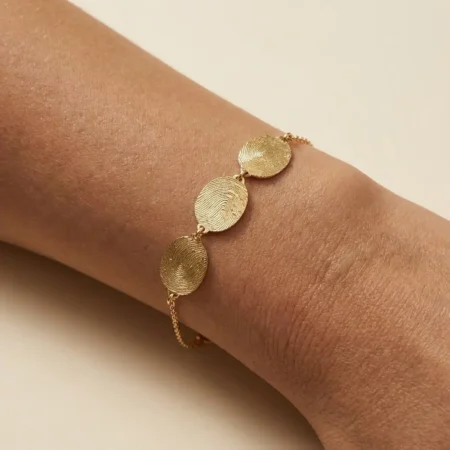 צמיד טביעת אצבע אובלי