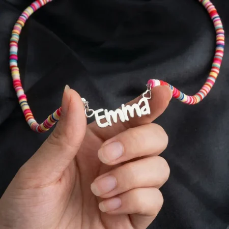 שרשרת חרוזים צבעונים לילדה