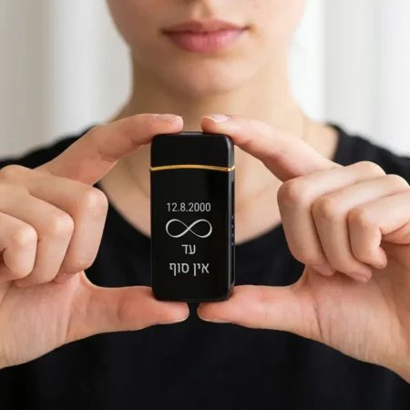 מצית USB עם חריטה