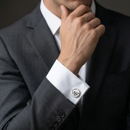 חפתים יוקרתיים מכסף 925 עם חריטה אישית