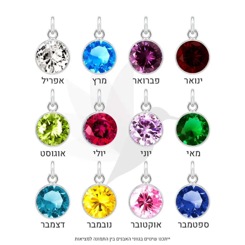 תליונים אבני לידה