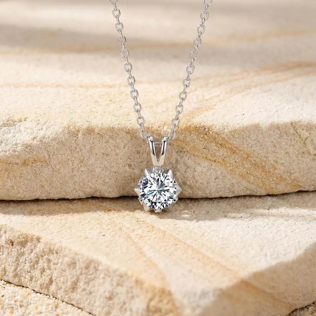 שרשרת תליון יהלום 1 קרט