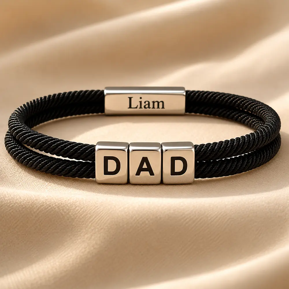 צמיד DAD עם חריטה אישית