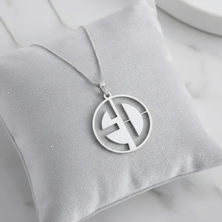 שרשרת 2 אותיות בלוק בעיגול