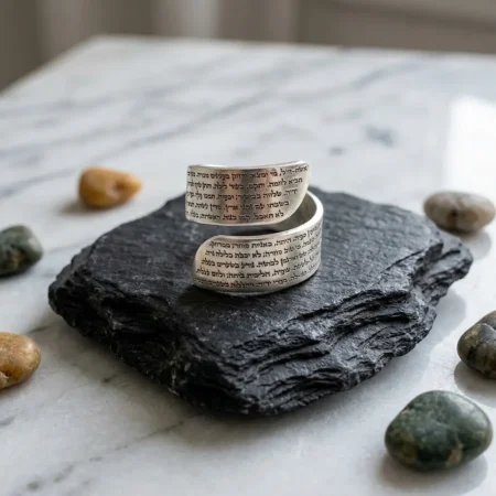 טבעת חריטה לאישה – אשת חיל