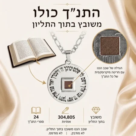 שרשרת יברכך ה׳ וישמרך מכסף 925
