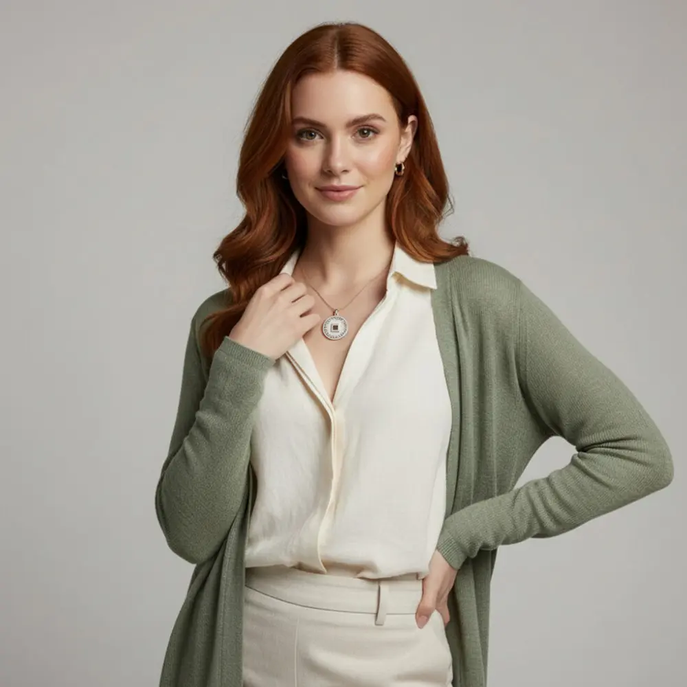 שרשרת תליון יברכך ה וישמרך עם ננו תנך – תמונה 3