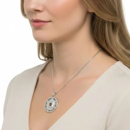 שרשרת תליון שמע ישראל עם ננו תנך