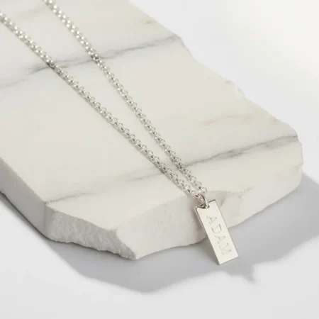 שרשרת בר עם חריטת שם