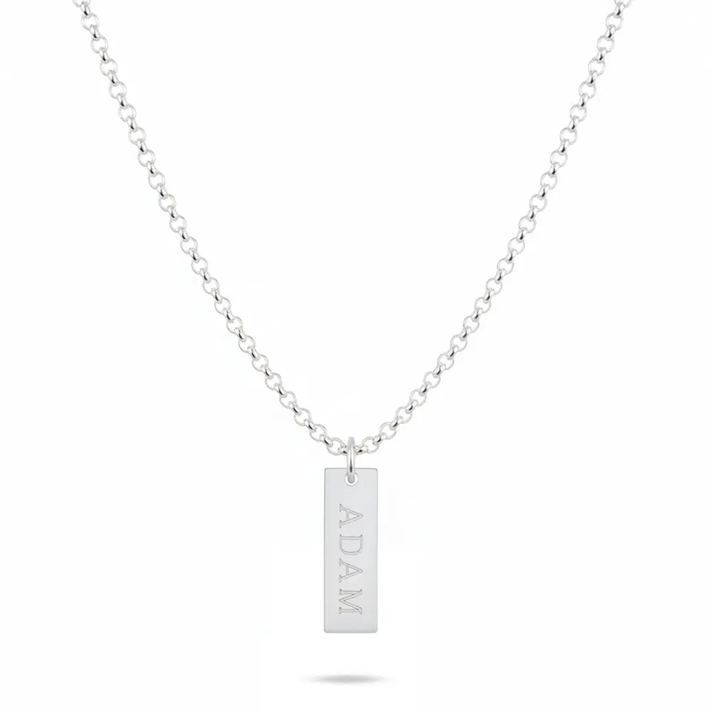 שרשרת בר עם חריטת שם