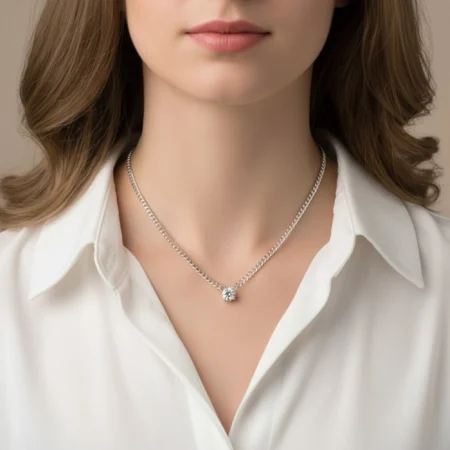 שרשרת קובן עם יהלום