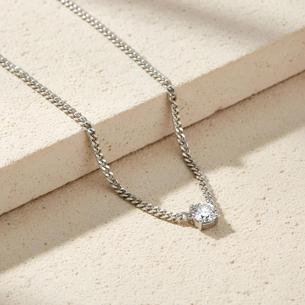 שרשרת קובן עם יהלום