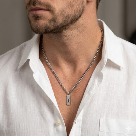 שרשרת לגבר עם חריטה אישית