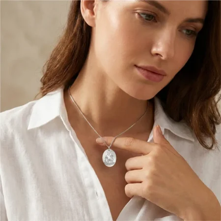 שרשרת ציור של ילדך הופך לתכשיט