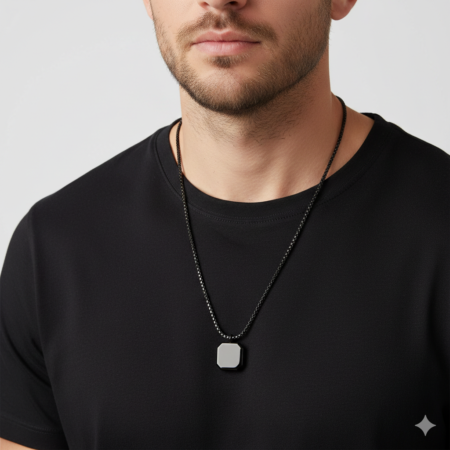 שרשרת חריטה אישית לגבר