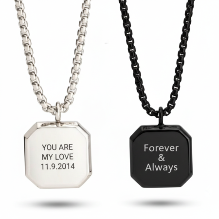 שרשרת לגבר עם חריטה אישית