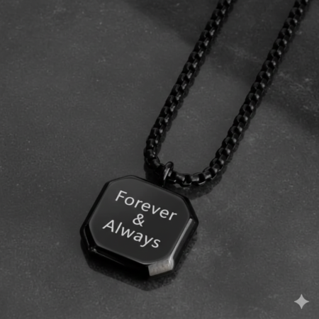 שרשרת לגבר עם חריטה