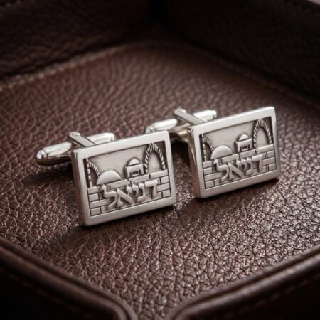 Alternative view of חפתים אישיים עם שם בעיצוב ירושלים