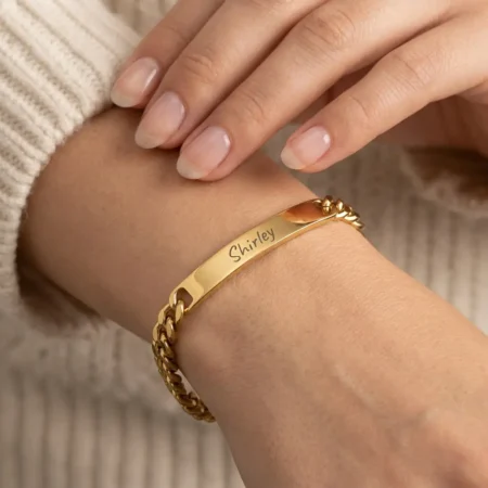 צמיד גורמט עם פלטה אישית