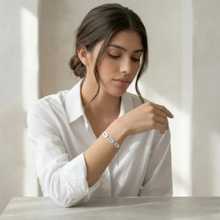 צמיד שמות עם חריטה לאמא