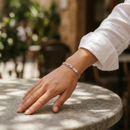 צמיד אמא עם תליוני שמות