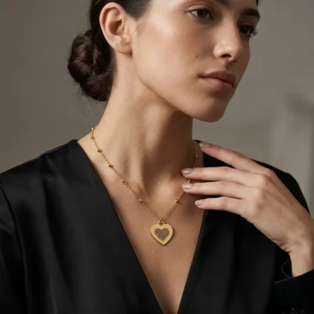 תכשיט לב עם חריטה אישית ייחודית