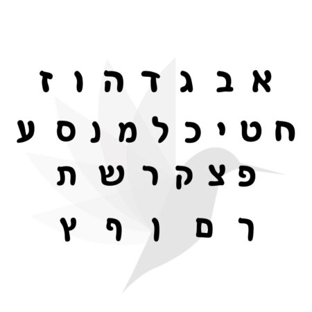 שרשרת שם קלאסית עם לב פונט