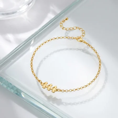 צמיד מספר מלאך מכסף 925