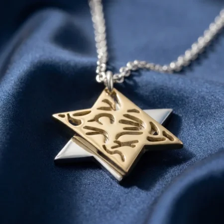 שרשרת מגן דוד לגבר