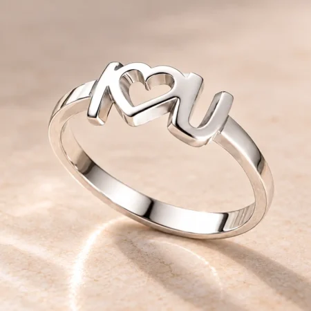 טבעת I Love You מתנה לבת זוג